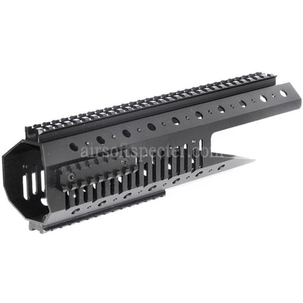 CYMA CNC Aluminum 326mm Handguard Rail System For CYMA Tokyo Marui M14 Series AEG Rifles Airsoft Black