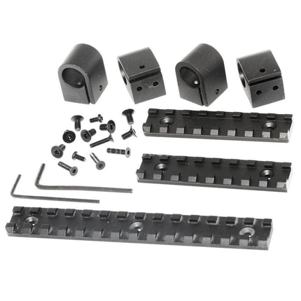 CYMA CNC Aluminum 326mm Handguard Rail System For CYMA Tokyo Marui M14 Series AEG Rifles Airsoft Black