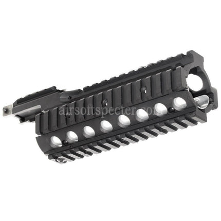 CYMA CNC Aluminum 210mm RAS Handguard Rail System with Rail Cover For Tokyo Marui M4 M16 Series AEG / WA M4 M16 Series GBB Rifles Airsoft Black