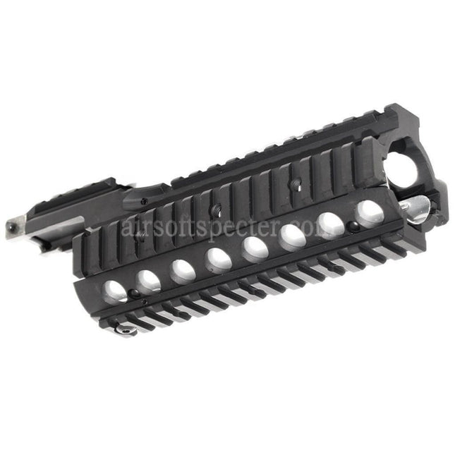 CYMA CNC Aluminum 210mm RAS Handguard Rail System with Rail Cover For Tokyo Marui M4 M16 Series AEG / WA M4 M16 Series GBB Rifles Airsoft Black