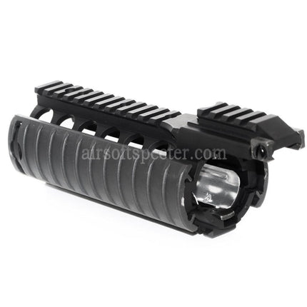 CYMA CNC Aluminum 210mm RAS Handguard Rail System with Rail Cover For Tokyo Marui M4 M16 Series AEG / WA M4 M16 Series GBB Rifles Airsoft Black