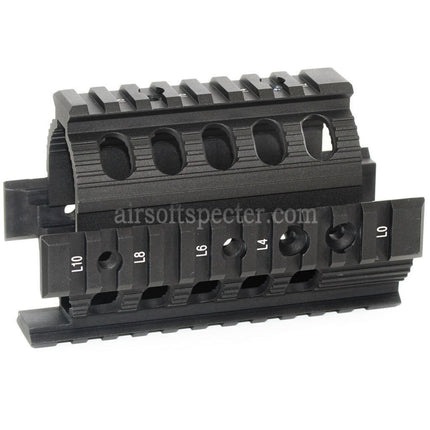 CYMA CNC Aluminum 135mm Handguard Rail System For Tokyo Marui D-Boys CYMA APS VFC Matrix AK74U Series AEG Rifles Airsoft Black
