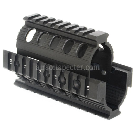 CYMA CNC Aluminum 135mm Handguard Rail System For Tokyo Marui D-Boys CYMA APS VFC Matrix AK74U Series AEG Rifles Airsoft Black