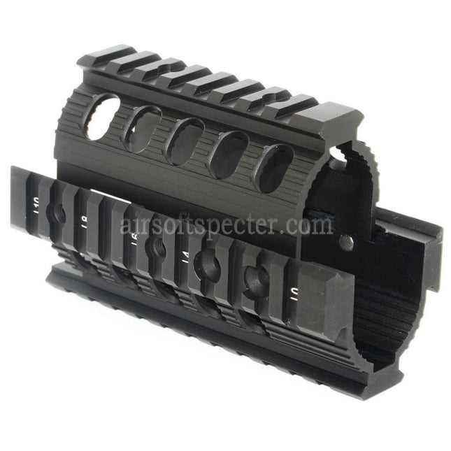 CYMA CNC Aluminum 135mm Handguard Rail System For Tokyo Marui D-Boys CYMA APS VFC Matrix AK74U Series AEG Rifles Airsoft Black
