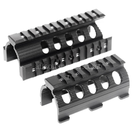 CYMA CNC Aluminum 135mm Handguard Rail System For Tokyo Marui D-Boys CYMA APS VFC Matrix AK74U Series AEG Rifles Airsoft Black
