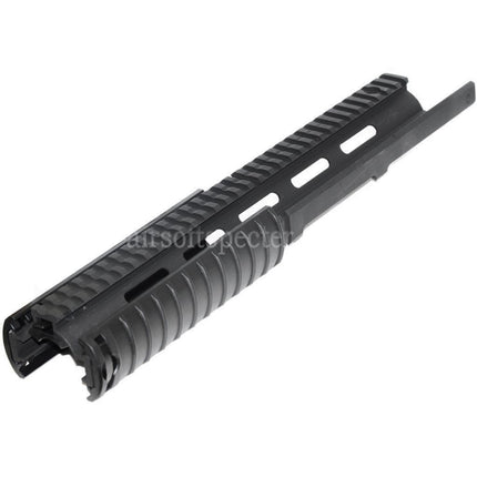 CYMA CNC Aluminum 370mm RAS Handguard Rail System with Rail cover For CYMA Tokyo Marui G&P JG M14 Series AEG Rifles Airsoft Black
