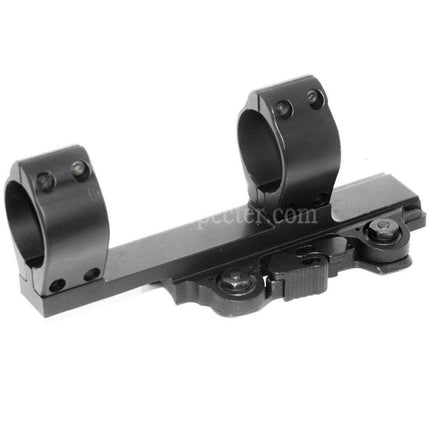 Support de lunette double 30mm CYMA Tactical Style QD à double anneau noir