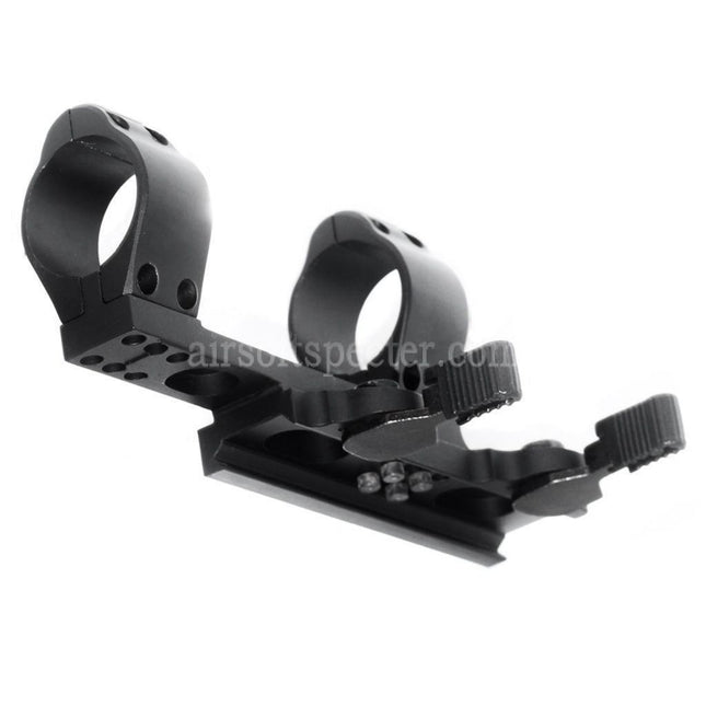 Support de lunette double 30mm CYMA Tactical Style QD à double anneau noir