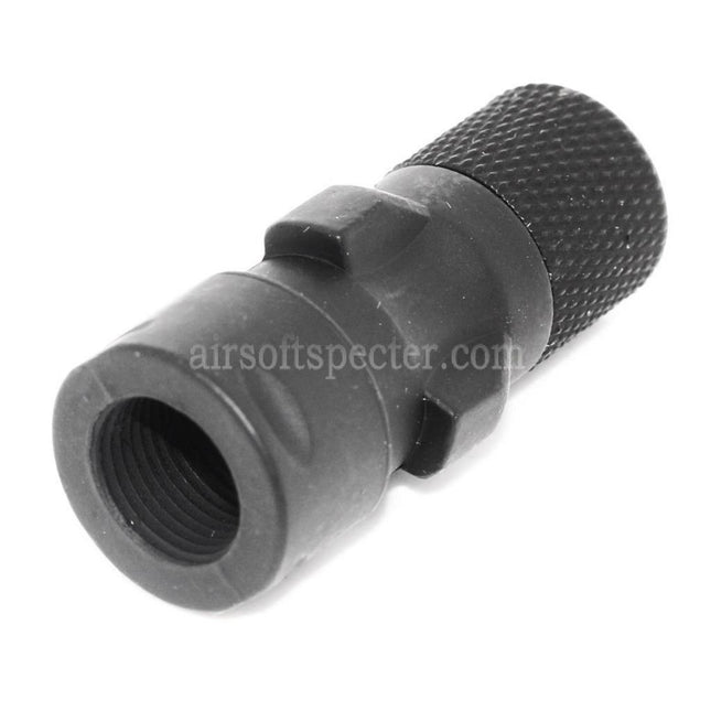 CYMA Metal Flash Hider Muzzle Adaptor For CM041 CM049 MP5 AEG Rifles Airsoft Black