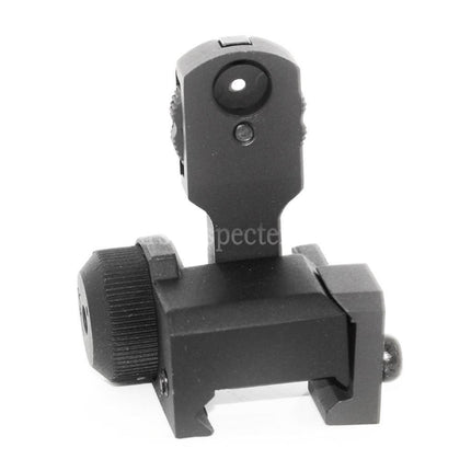 AIRSOFT SPECTER MAD BUIS Style Flip-Up Rear Sight For Standard 20mm RIS RAS Rail