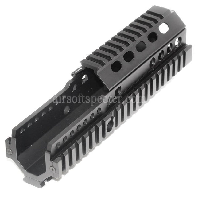AIRSOFT SPECTER 225mm 9 Inches CNC Aluminium 4-Side Handguard Rail System For ARMY G&G L85 R85 AEG Rifles Black