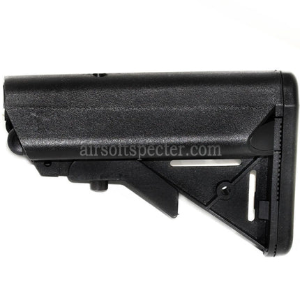 E&C Polymer MK18 MOD 0 LMT Crane Stock For Tokyo Marui M4 M16 Series AEG Rifles Airsoft Black