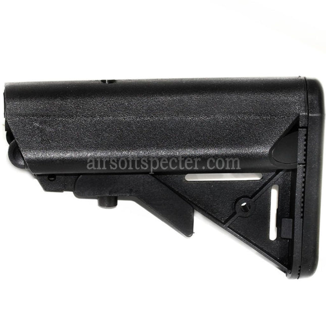 E&C Polymer MK18 MOD 0 LMT Crane Stock For Tokyo Marui M4 M16 Series AEG Rifles Airsoft Black