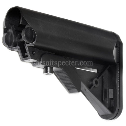 E&C Polymer MK18 MOD 0 LMT Crane Stock For Tokyo Marui M4 M16 Series AEG Rifles Airsoft Black