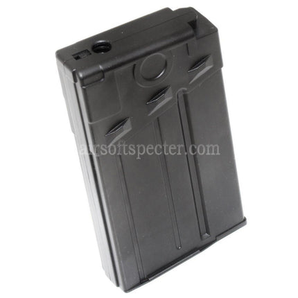 Chargeur Mid-Cap en plastique BATTLEAXE 120 billes pour répliques AEG de série G3 Tokyo Marui G&P Matrix CYMA D-BOY Echo1 JG Classic Army ICS G&G Airsoft Noir