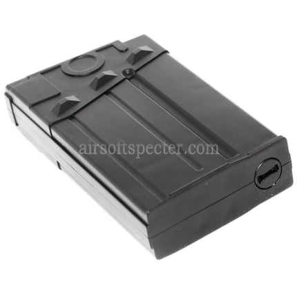 Chargeur Mid-Cap en plastique BATTLEAXE 120 billes pour répliques AEG de série G3 Tokyo Marui G&P Matrix CYMA D-BOY Echo1 JG Classic Army ICS G&G Airsoft Noir