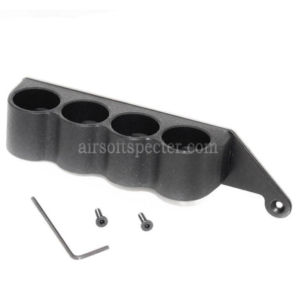CYMA 4 Shells Holder Metal Carrier For CYMA Tokyo Marui M870 Shotgun Airsoft