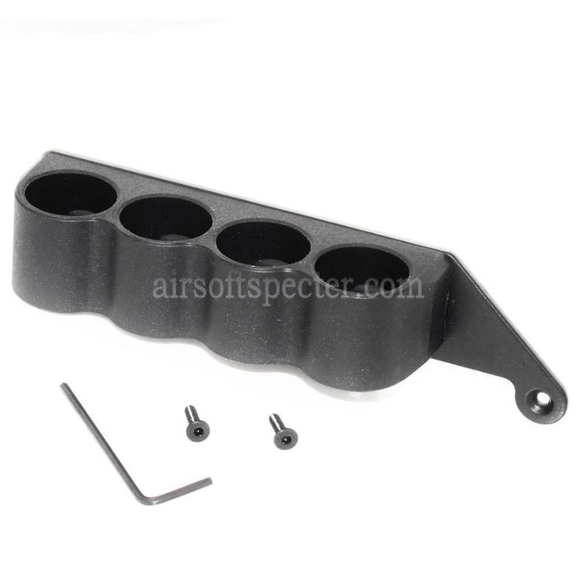 CYMA 4 Shells Holder Metal Carrier For CYMA Tokyo Marui M870 Shotgun Airsoft