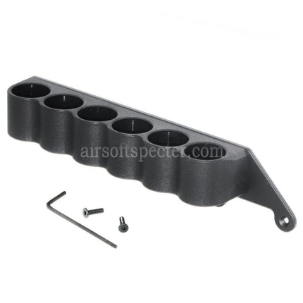CYMA 6 Shells Holder Metal Carrier For CYMA Tokyo Marui M870 Shotgun Airsoft