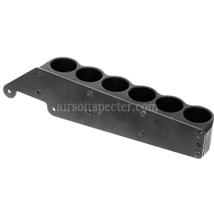 CYMA 6 Shells Holder Metal Carrier For CYMA Tokyo Marui M870 Shotgun Airsoft