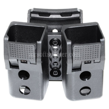 APS Quantum Mechanics Lockable Double Magazine Pouch For G17 / G18C / G19 / G22 / G23 / G24 / G34 / G35 G-Series GBB Magazine