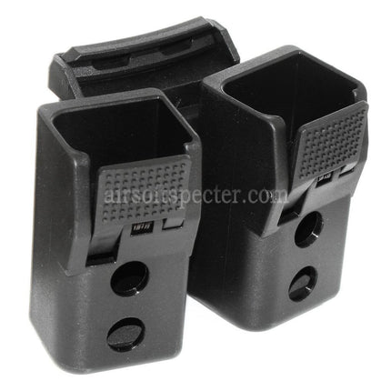 APS Quantum Mechanics Lockable Double Magazine Pouch For G17 / G18C / G19 / G22 / G23 / G24 / G34 / G35 G-Series GBB Magazine