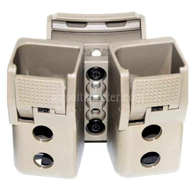 APS Quantum Mechanics Lockable Double Magazine Pouch For G17 / G18C / G19 / G22 / G23 / G24 / G34 / G35 G-Series GBB Magazine
