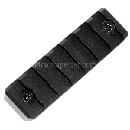 CYMA 75mm 7-Slots 20mm Rail Panel for M-LOK Handguard Rail System Black