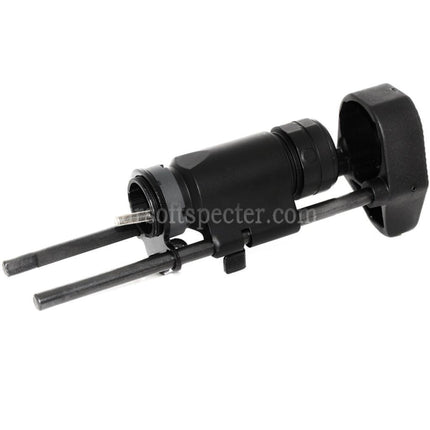 AIRSOFT SPECTER 3-Position Stinger Tanker Retractable Stock HK416C Style For M4 M16 AEG Rifles Black