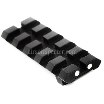APS 5-Slot Picatinny 20mm Adapt Rail Rear Sight For APS WE AW Tokyo Marui G17 G18C Series GBB Pistols Airsoft Black