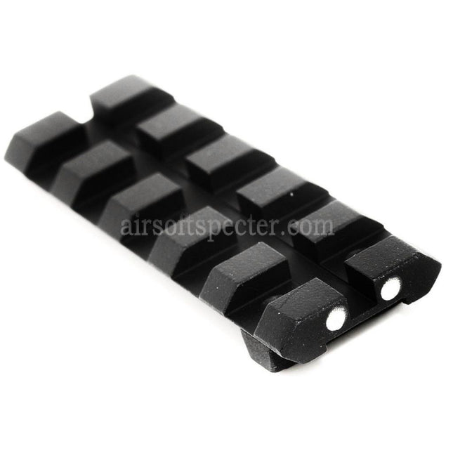 APS 5-Slot Picatinny 20mm Adapt Rail Rear Sight For APS WE AW Tokyo Marui G17 G18C Series GBB Pistols Airsoft Black