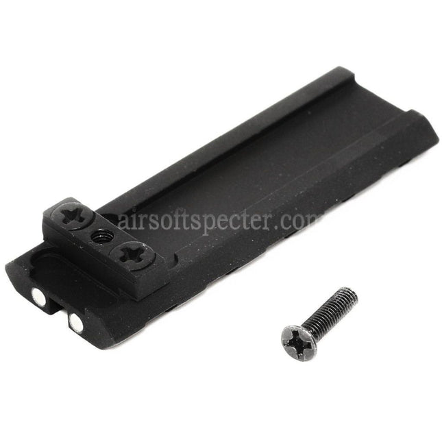 APS 5-Slot Picatinny 20mm Adapt Rail Rear Sight For APS WE AW Tokyo Marui G17 G18C Series GBB Pistols Airsoft Black