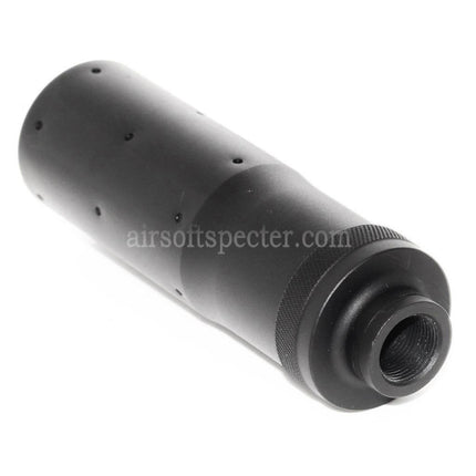 AIRSOFT SPECTER 4.5 Inches MK23 Style Suppressor Silencer Barrel Extension Tube For -14mm CCW Counter-Clockwise Thread Barrel Rifles Black