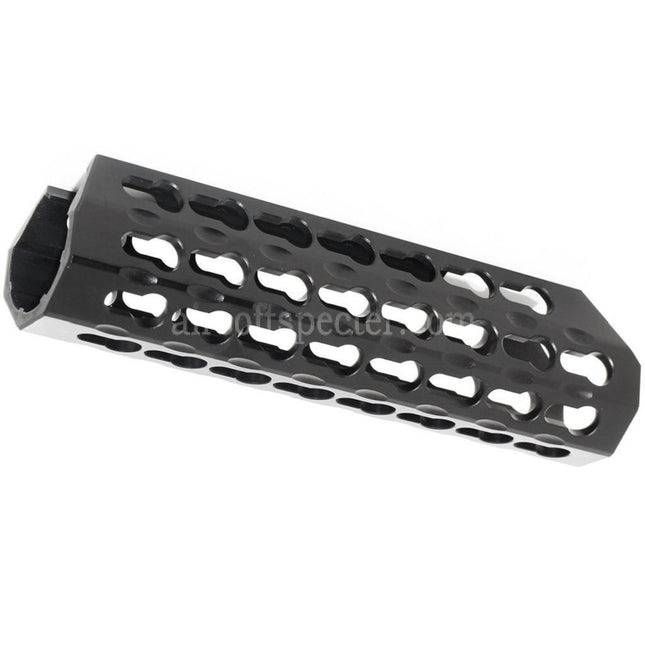 AIRSOFT SPECTER 183mm Keymod RAS Forend Handguard For CYMA Tokyo Marui M870 Shotgun Airsoft Black
