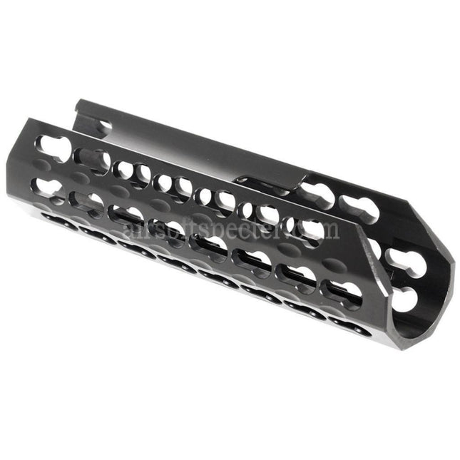 AIRSOFT SPECTER 183mm Keymod RAS Forend Handguard For CYMA Tokyo Marui M870 Shotgun Airsoft Black