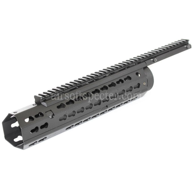 CYMA Keymod Modular Handguard Rail System For CYMA CM079 Tokyo Marui M4 Series AEG Rifles Airsoft Black