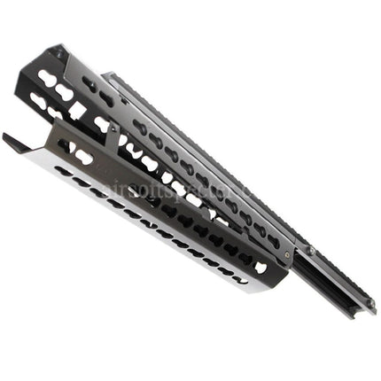 CYMA Keymod Modular Handguard Rail System For CYMA CM079 Tokyo Marui M4 Series AEG Rifles Airsoft Black