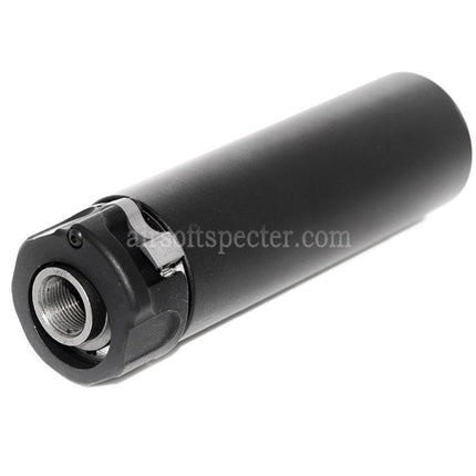 5KU 133mm SOCOM556 Mini-2 RC Suppressor Silencer with Flash Hider For -14mm CCW Counter-Clockwise Thread Barrel Rifles Airsoft