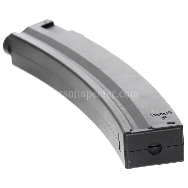AIRSOFT SPECTER 100rd Plastic Mid-Cap Magazine For Classic Army / CYMA / G&P / Golden Eagle / JG / SRC / Tokyo Marui MP5 Series AEG Rifles Black