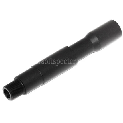 AIRSOFT SPECTER 4.25/4.75 Aluminium CQB Outer Barrel Extension Tube For -14mm CCW Counter-Clockwise Thread AEG GBB Rifles Airsoft Black