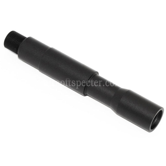 AIRSOFT SPECTER 4.25/4.75 Rallonge de canon externe CQB en aluminium pour fusils AEG GBB Airsoft à filetage antihoraire CCW de -14mm Noir