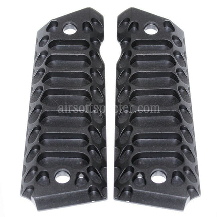 5KU CNC Cobra Style Pistols Grip Cover For Tokyo Marui M1911 / M.E.U. / Army R27 R28 R29 Pistols Airsoft