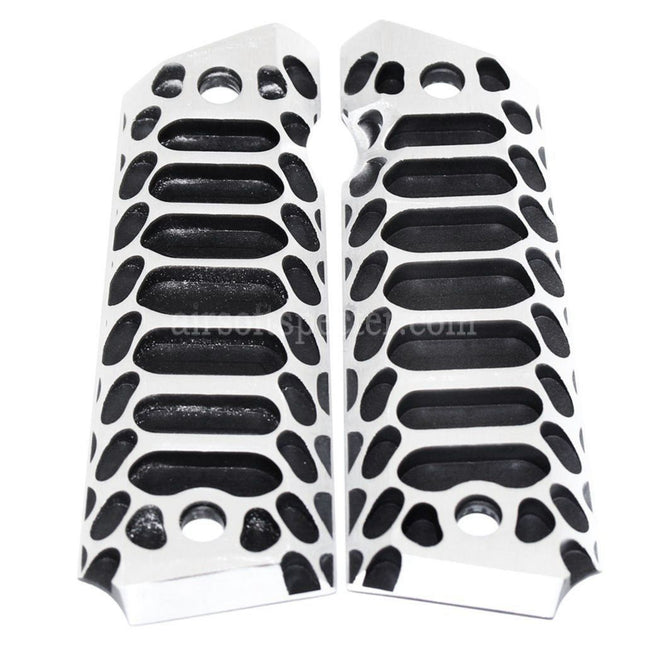 5KU CNC Cobra Style Pistols Grip Cover For Tokyo Marui M1911 / M.E.U. / Army R27 R28 R29 Pistols Airsoft