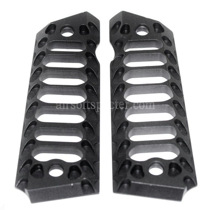 5KU CNC Cobra Skeleton Style Pistols Grip Cover For Tokyo Marui M1911 / M.E.U. / Army R27 R28 R29 Pistols Airsoft