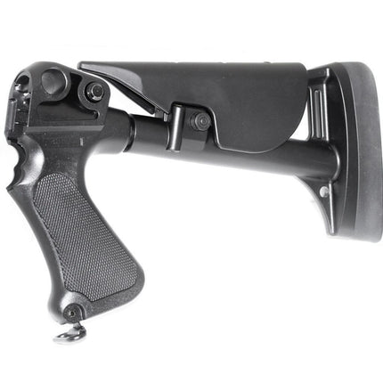 CYMA Retractable Stock with Plastic Grip For CYMA M870 Series Shotgun Airsoft Black