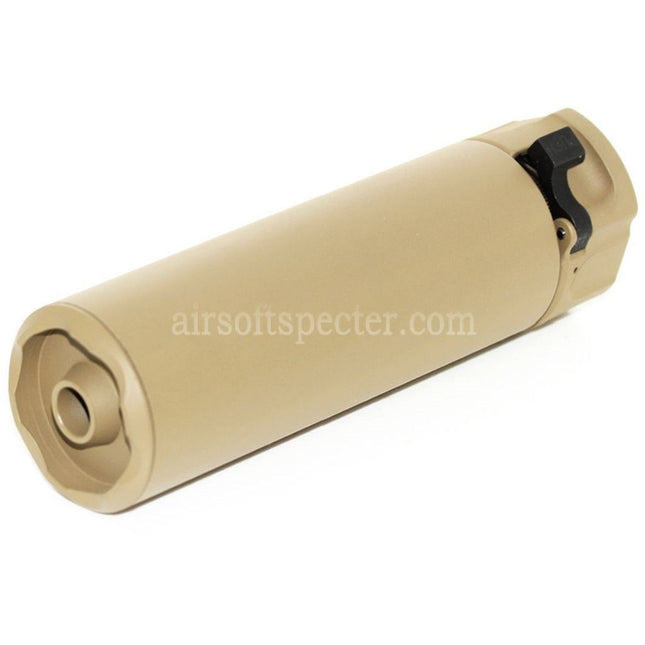 5KU 133mm SOCOM556 Mini-2 RC Suppressor Silencer with Flash Hider For -14mm CCW Counter-Clockwise Thread Barrel Rifles Airsoft