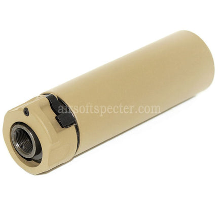 5KU 133mm SOCOM556 Mini-2 RC Suppressor Silencer with Flash Hider For -14mm CCW Counter-Clockwise Thread Barrel Rifles Airsoft