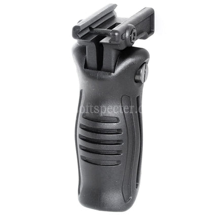 AIRSOFT SPECTER Polymer Folding Tactical RIS Vertical Front Grip For 20mm Rail System Black