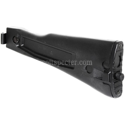 CYMA Frosted Foldable Metal Sling Swivel Stock For AK Series AEG Rifles Airsoft Black