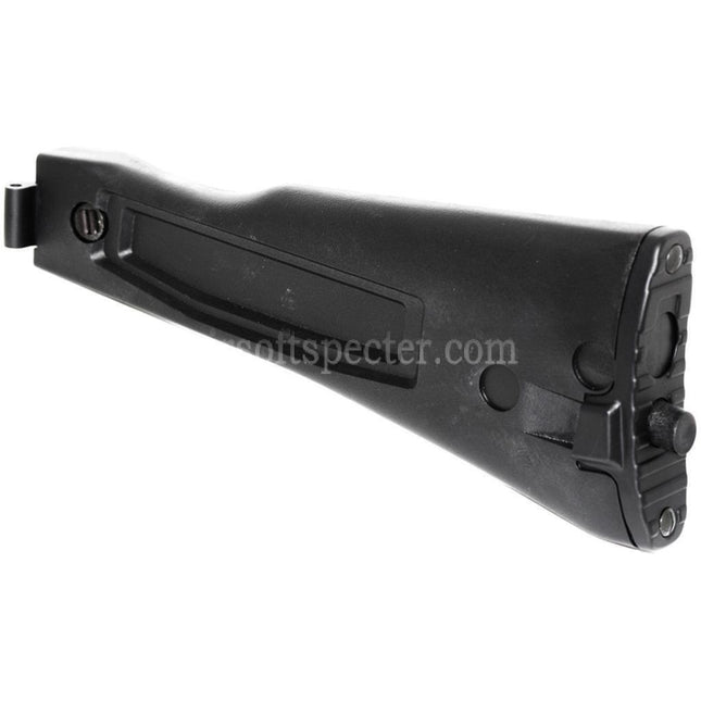 CYMA Frosted Foldable Metal Sling Swivel Stock For AK Series AEG Rifles Airsoft Black
